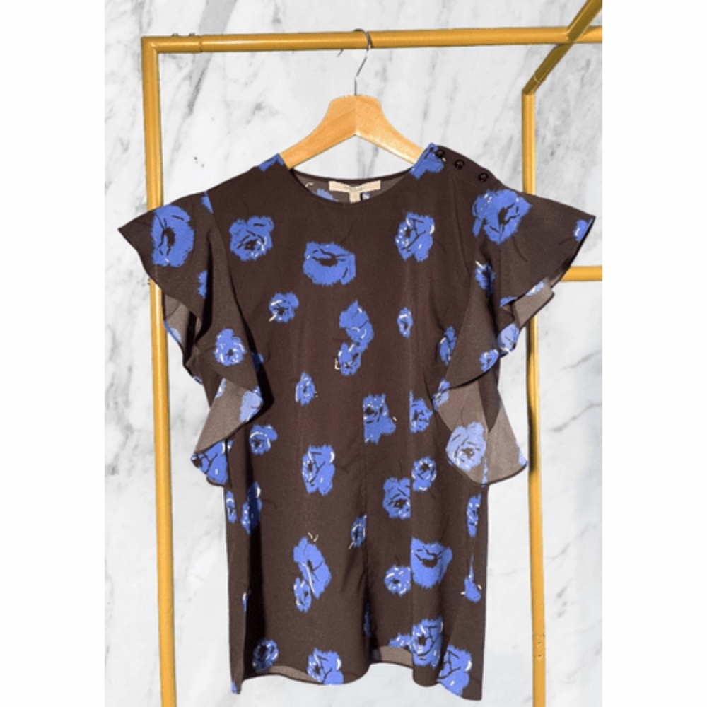 10 Crosby Sleeveless Navy Blouse